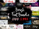 Brush Font Bundle 1