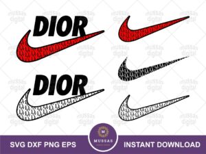 Dior Nike SVG