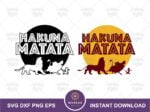 Hakuna Matata SVG, Lion King Quote SVG