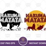 Hakuna Matata SVG, Lion King Quote SVG