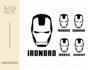 Ironman Birthday Boy Shirts SVG PNG EPS Vector