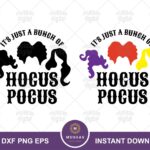 It's just a Bunch of Hocus Pocus SVG Quote