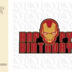 Marvel Iron Man Cake Topper SVG Cut File Layered and Printable