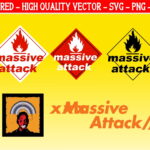 Massive Attack English rock band svg file