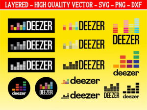 deezer logo svg