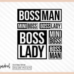 Boss Family Shirts Design SVG Cut File PNG