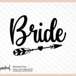 Bride SVG, Team Bride Shirt SVG