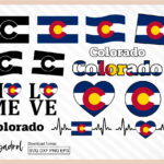 Colorado SVG Bundle, Colorado Flag Map Text Word and more