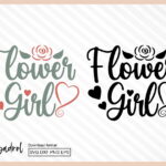 Flower Girl SVG