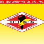 Honda Ignition Security System SVG Vector Eps for Cutting Sticker Decals or Printable