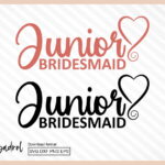 Junior Bridesmaid SVG