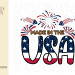 Made in the USA Title SVG