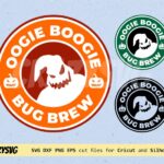 Oogie Boogie starbuck coffee logo svg, Oogie Boogie bug brew SVG, Nightmare Before Christmas SVG