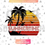 Summertime PNG sublimation design