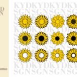 Sunflowers SVG