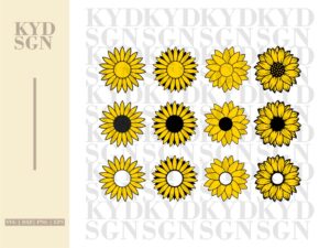 Sunflowers SVG