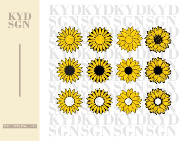 Sunflowers SVG