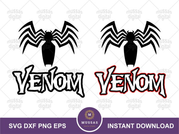 Venom SVG, Venom, Venom Clipart, Collection svg dxf eps png jpeg