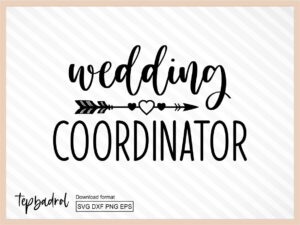 Wedding Coordinator SVG File