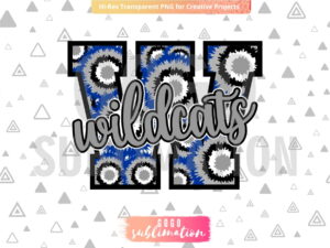 Wildcats Tie Dye PNG - Sublimation design