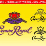 crown royal whiskey svg cut file