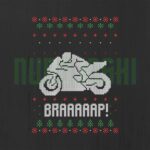 Brap MotoGP SVG Ugly Sweater Design Concept