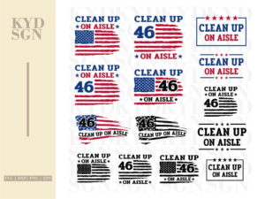 Clean Up On Aisle 46 SVG Bundle