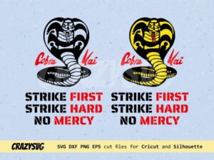 Cobra Kai Logo No Mercy SVG