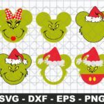 Funny Grinch Mickey Mouse SVG Bundle