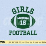 Girls Football Rachel Green svg