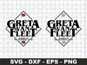 Greta Van Fleet SVG