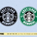 Grey Sloan Memorial Starbucks Logo SVG