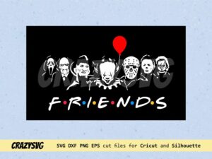 Halloween Friends Serial Killers svg