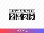 Happy New Year 2022 SVG