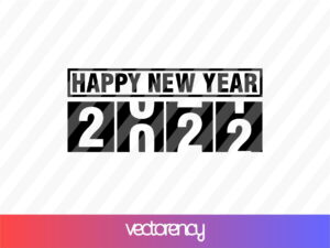 Happy New Year 2022 SVG