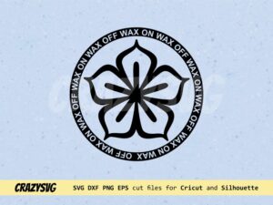 Lotus Flower Wax On Wax Off svg