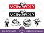 Monopoly game logo svg monopolyman