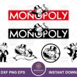 Monopoly game logo svg monopolyman