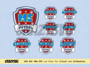 Paw Patrol Logo Family