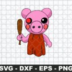 Piggy Roblox Clipart Vector SVG