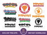 Popeyes Chicken logo SVG