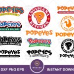 Popeyes Chicken logo SVG