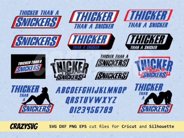 Snickers svg bundle