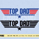 Top Dad Top Gun Logo