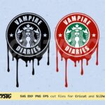 Vampire Diaries Starbucks Logo SVG