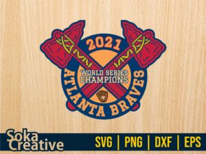 atlanta braves world series svg