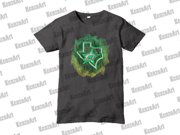 dallas stars png sublimation design