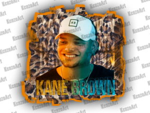 kane brown sublimation design png ready to print