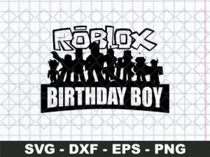 roblox birthday boy svg