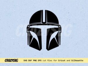 the mandalorian helmet svg star wars